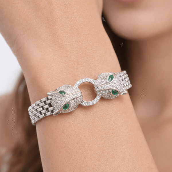 Silver Tiger Bracelet for Girls | 925 Sterling Silver Cute & Stylish Bracelet