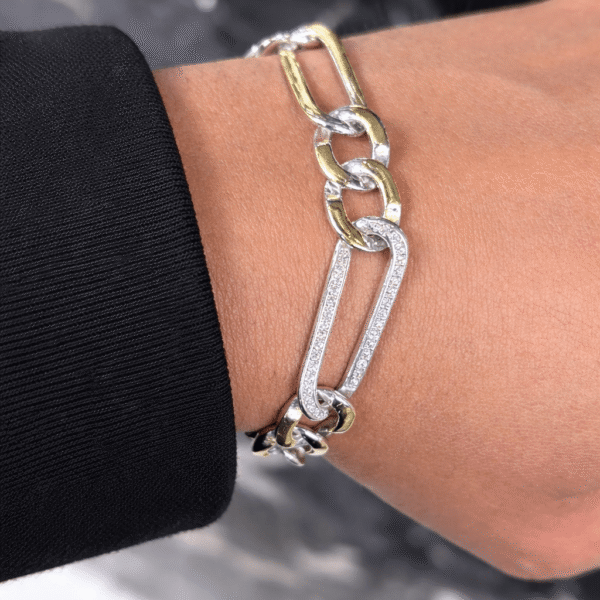 Luxury 925 Silver Bracelet for Men | Modern Sterling Silver