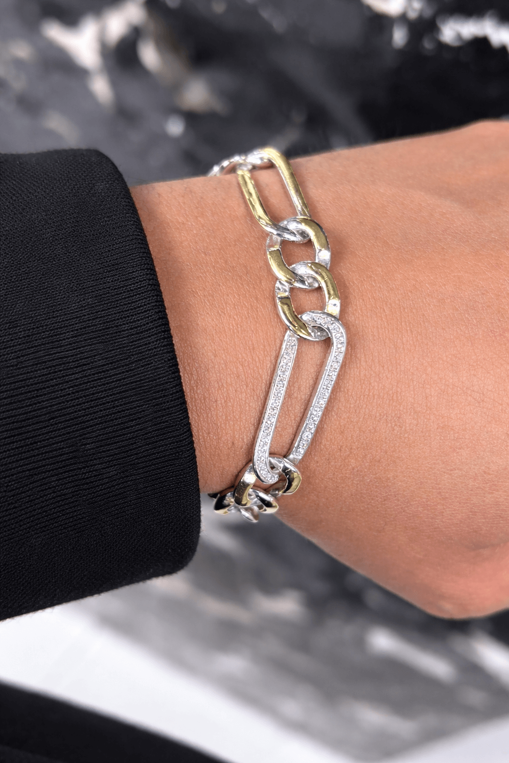 Luxury 925 Silver Bracelet for Men | Modern Sterling Silver