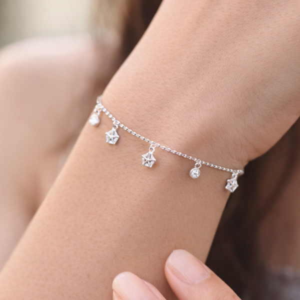 Light weigh silver bracelet