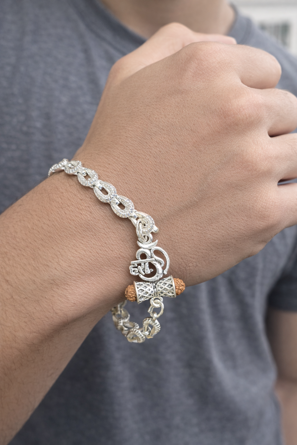 OM Trishul Bracelet