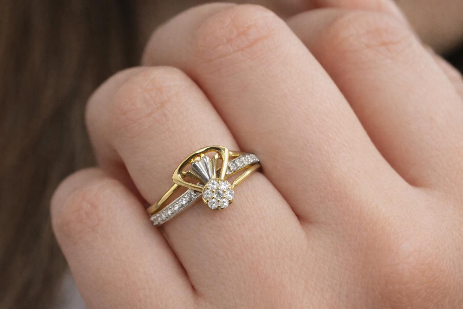 Prettiest 9 Karat Gold Ring for Women & Men | Elegant Lightweight Gold Ring – SilverGodly - Image 2