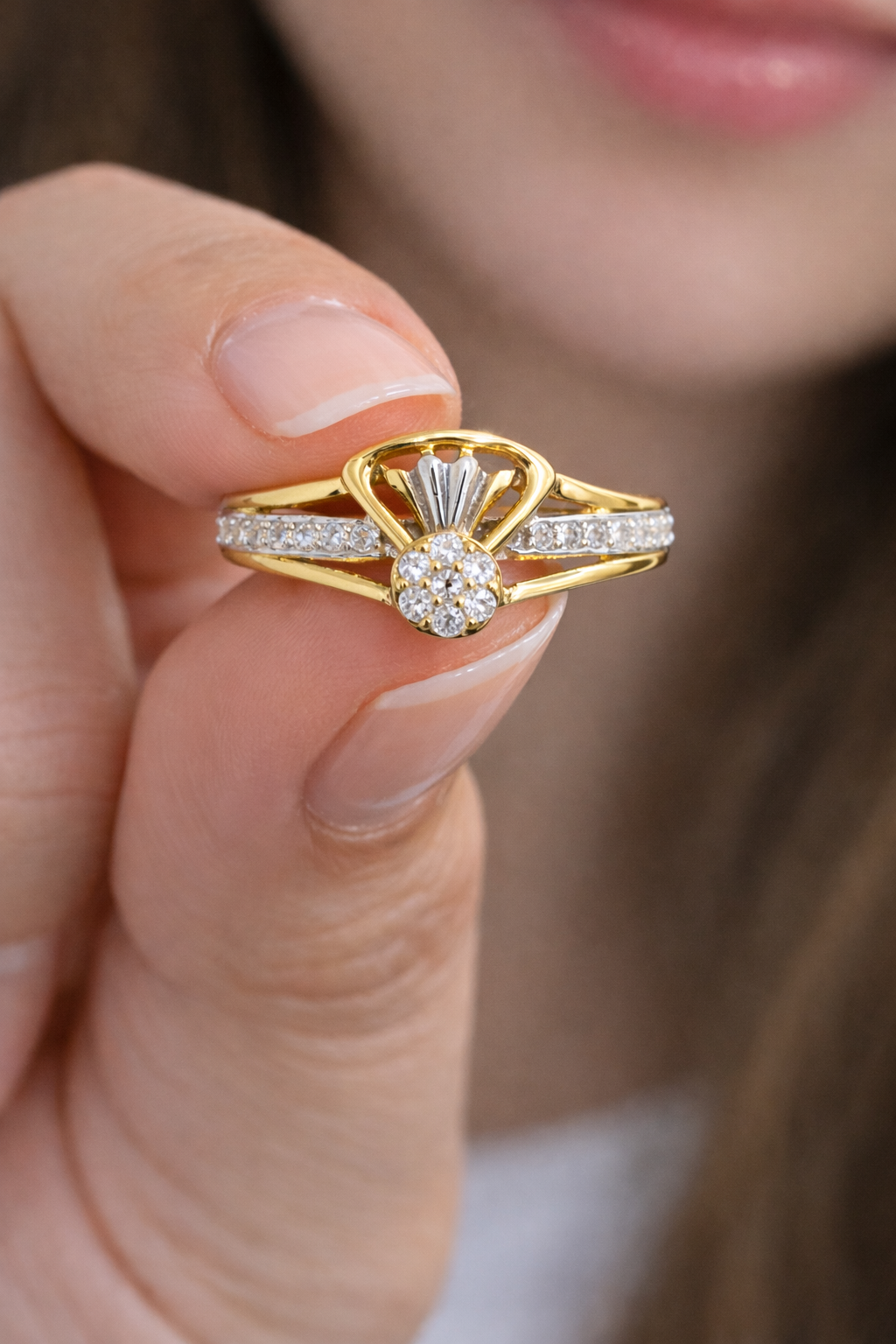 Prettiest 9 Karat Gold Ring for Women & Men | Elegant Lightweight Gold Ring – SilverGodly