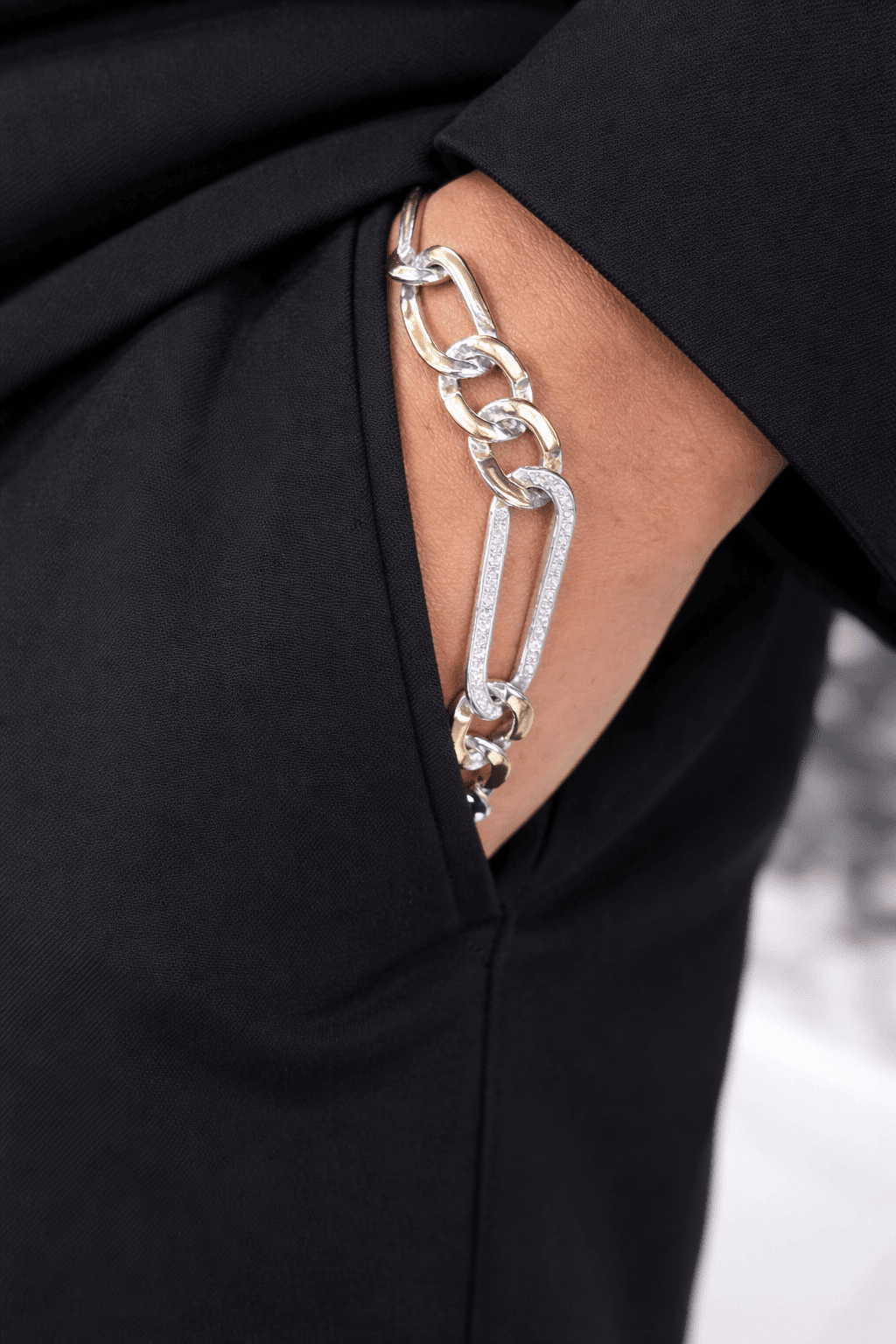 Luxury 925 Silver Bracelet for Men | Modern Sterling Silver - Image 2