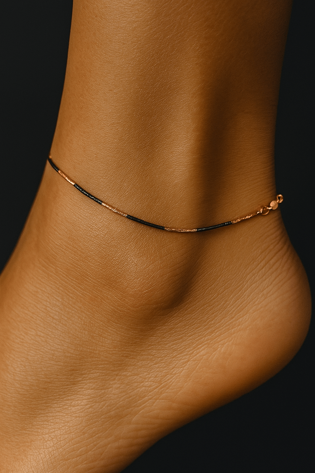 925 Italian Two Tone Anklets