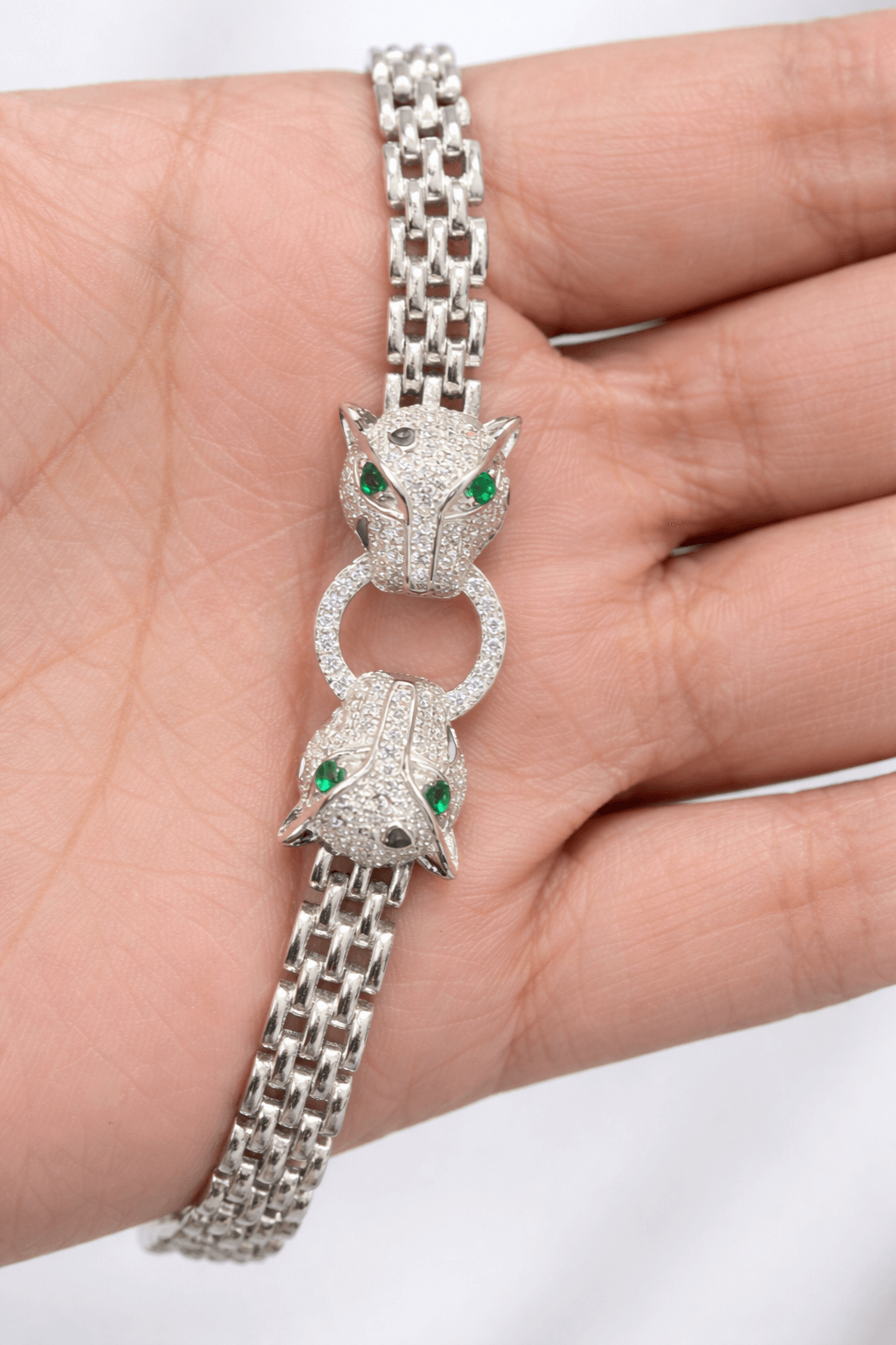 Silver Tiger Bracelet for Girls | 925 Sterling Silver Cute & Stylish Bracelet - Image 5