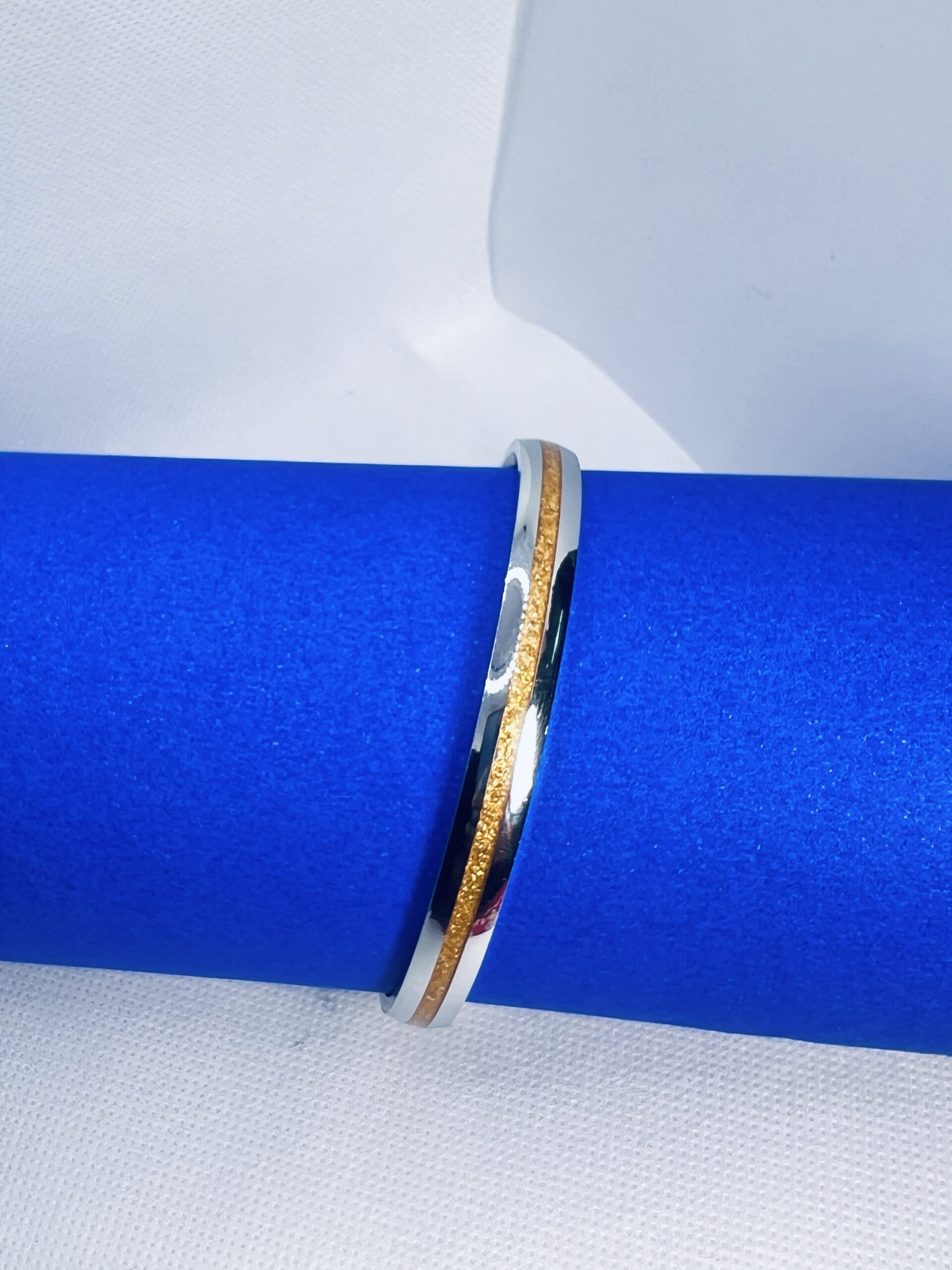 925 Silver Men’s Kada – Dual Tone Classic Design - Image 3
