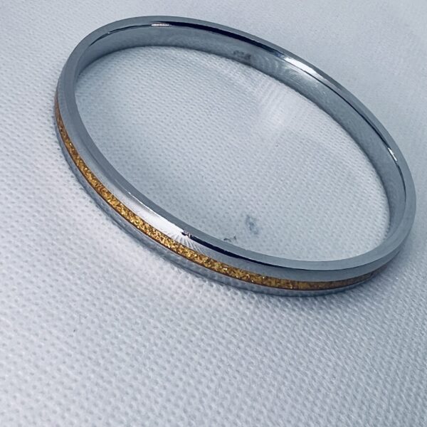 925 Silver Men’s Kada – Dual Tone Classic Design