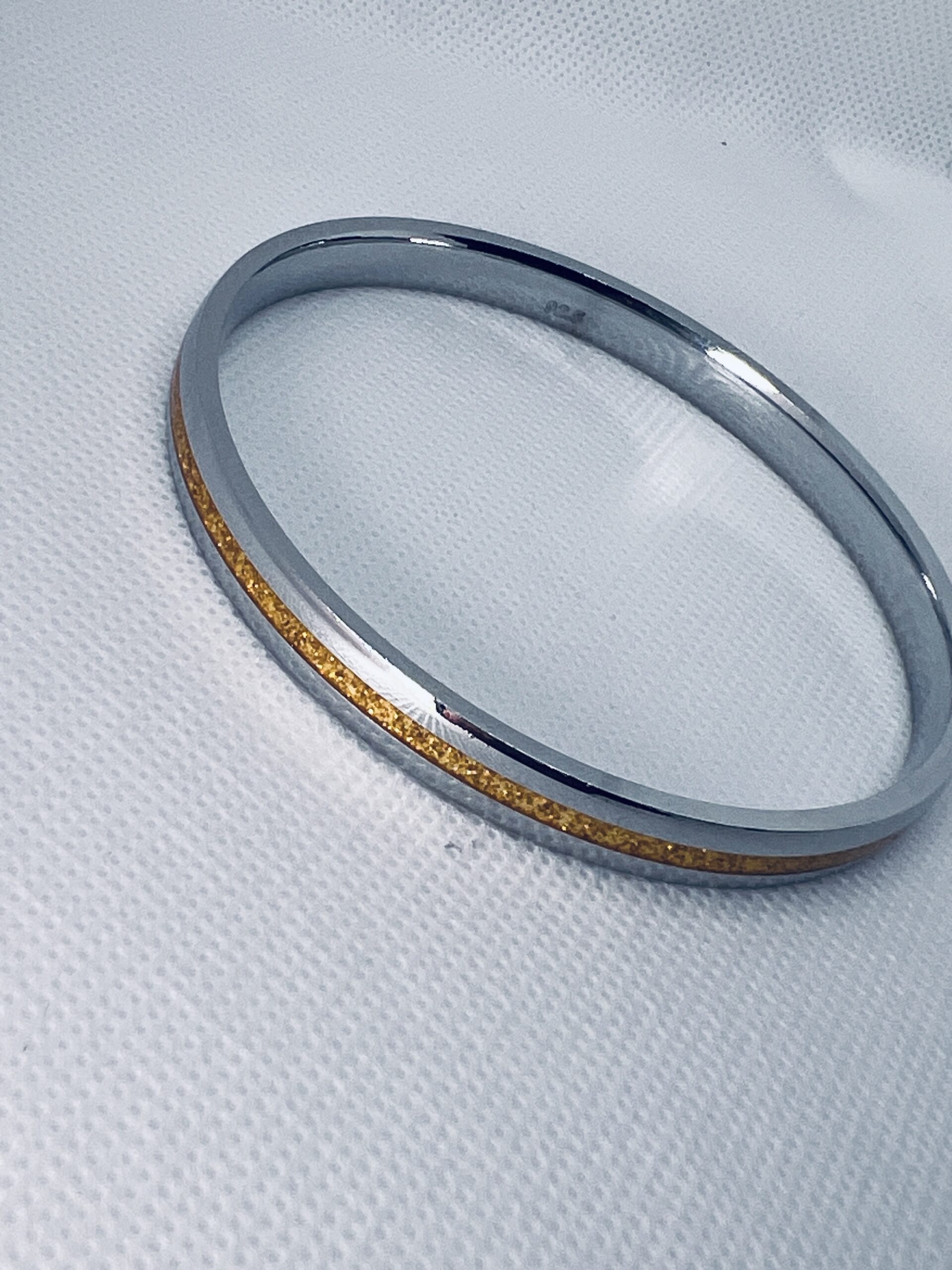 925 Silver Men’s Kada – Dual Tone Classic Design - Image 4