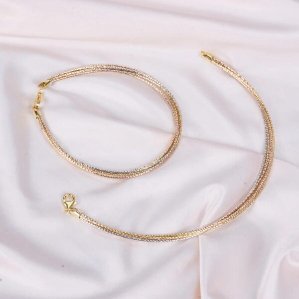 925 Italian. Multilayer Hassle Anklets