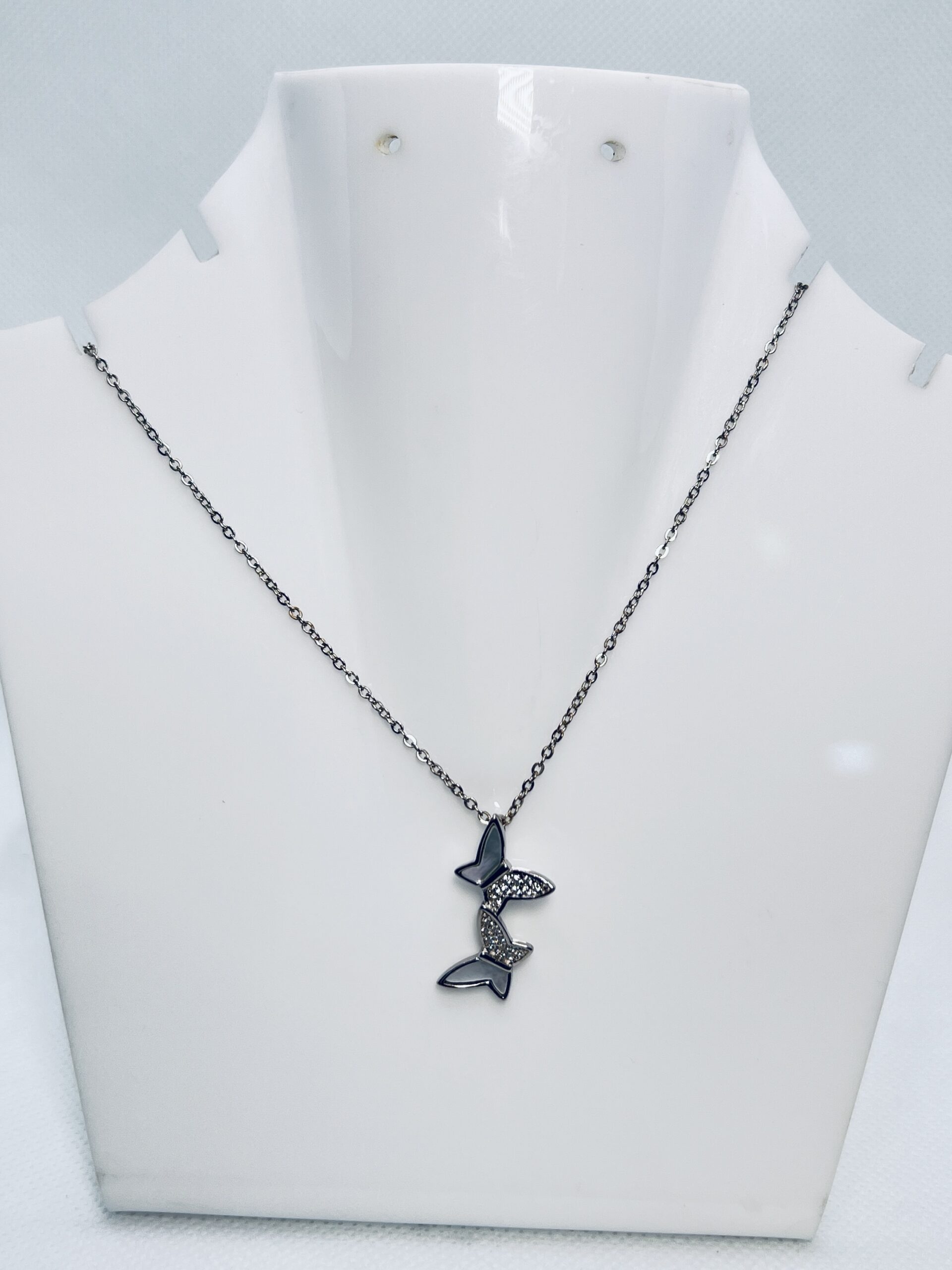 925 Silver Butterfly Pendant Chain – Elegant & Stylish - Image 2