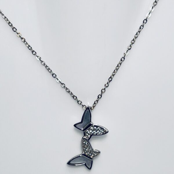 925 Silver Butterfly Pendant Chain – Elegant & Stylish