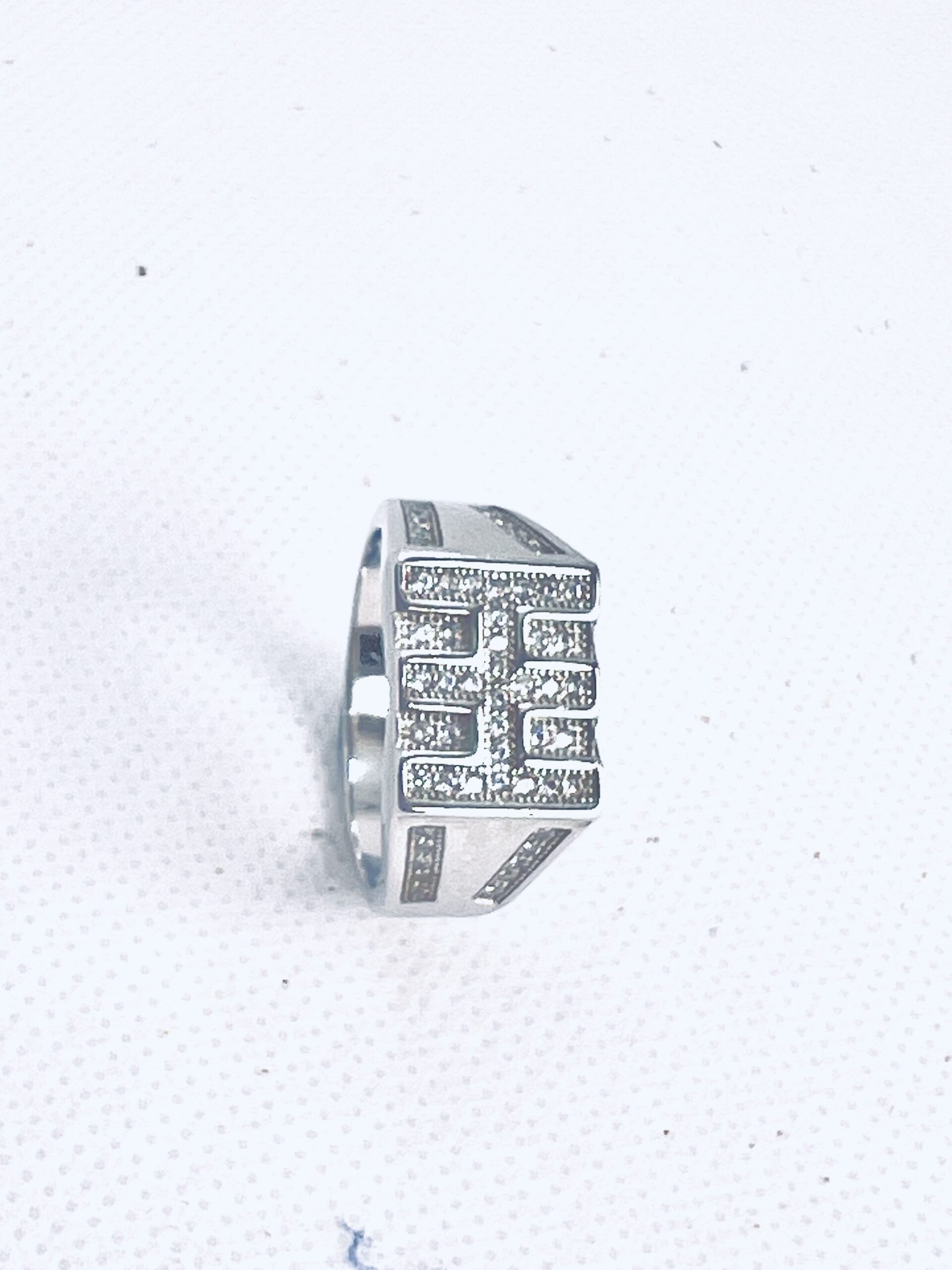 Bold Geometric 925 Silver Men’s Ring