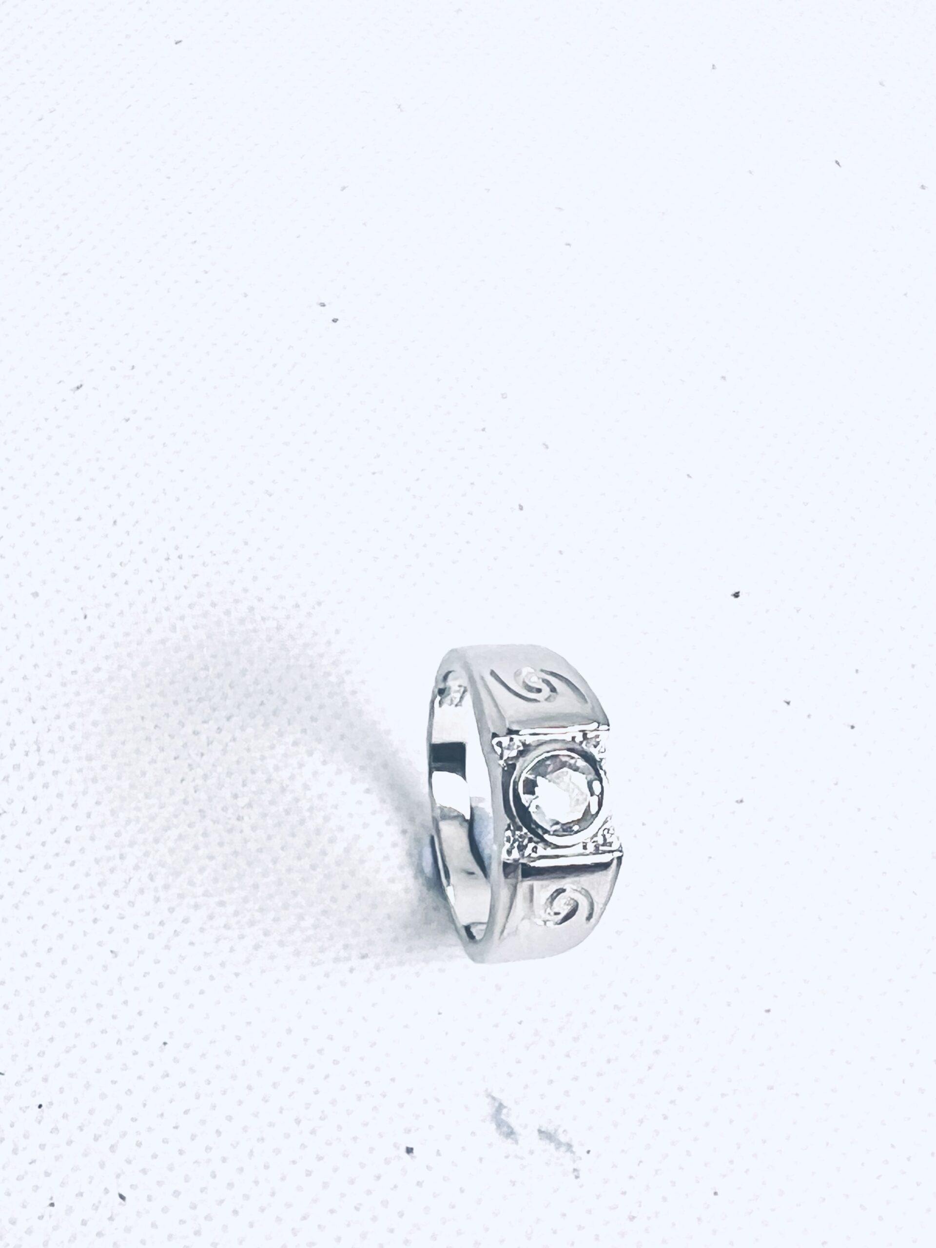 Classic Solitaire 925 Sterling Silver Men’s Ring