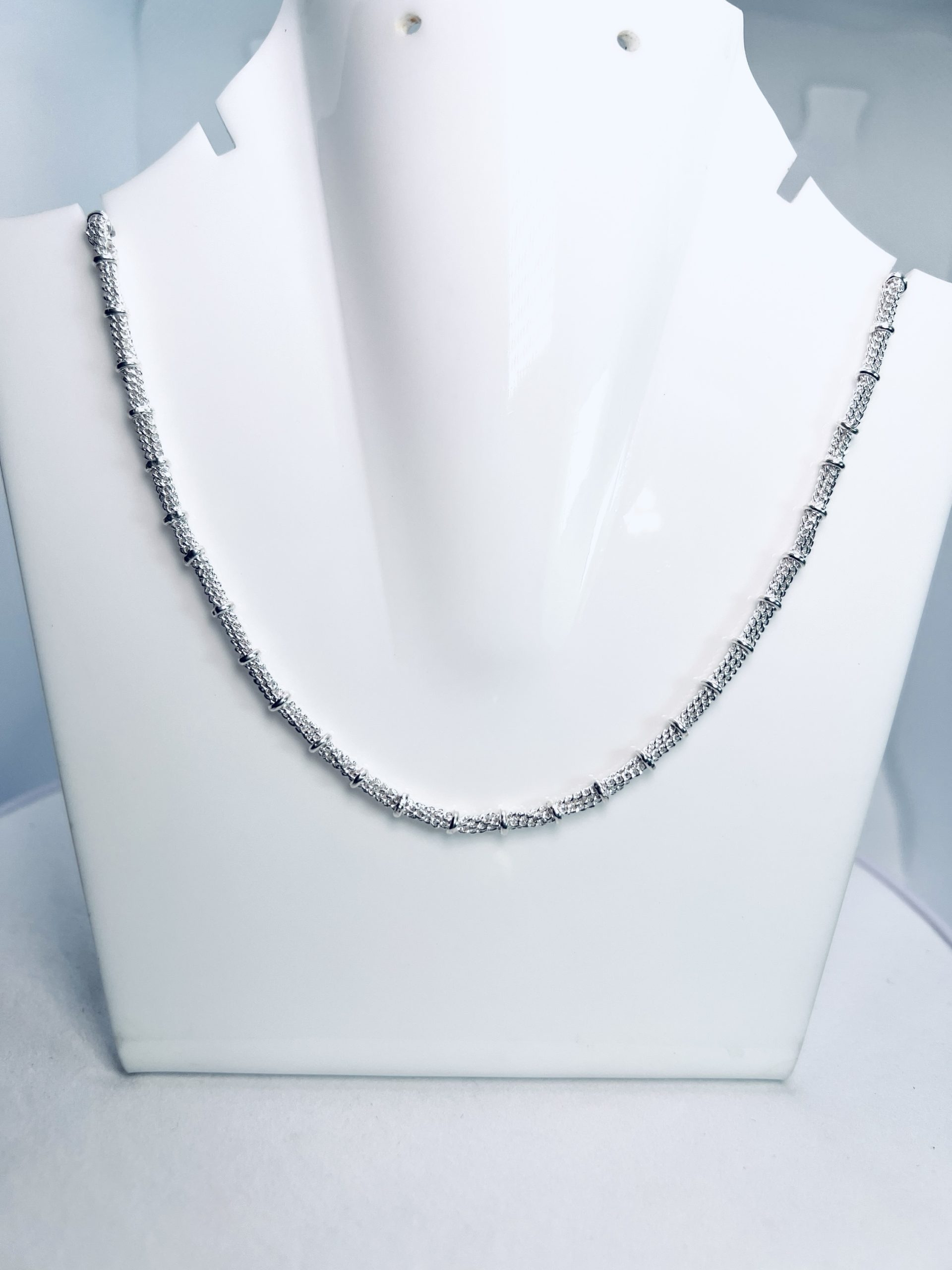 925 Sterling Silver Rope Design Chain for Men - Image 2