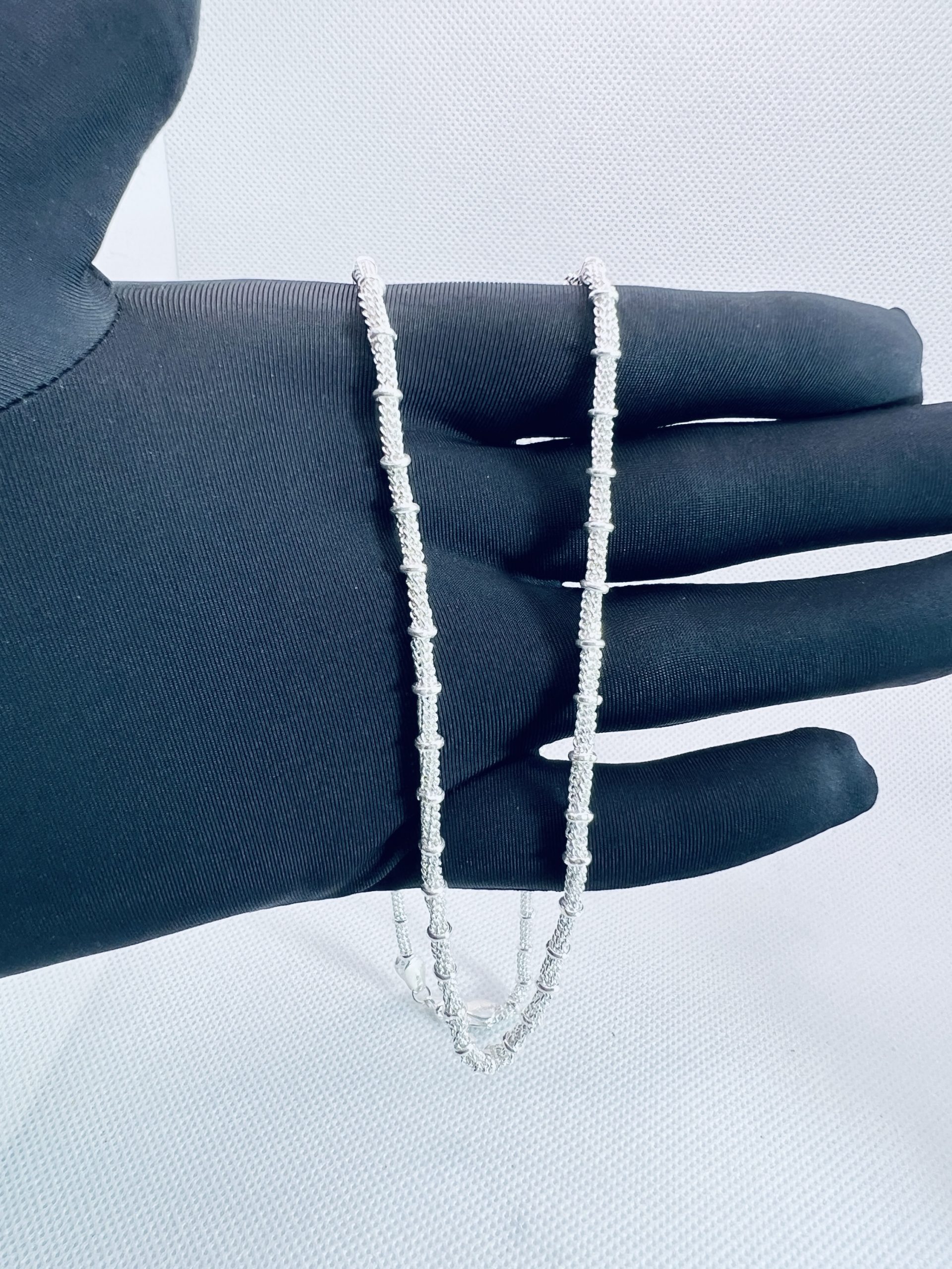 925 Sterling Silver Rope Design Chain for Men