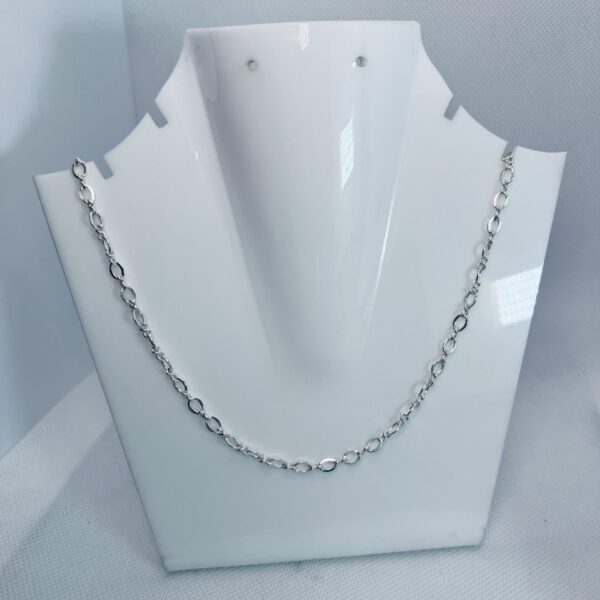 925 Sterling Silver Oval Link Chain for Men