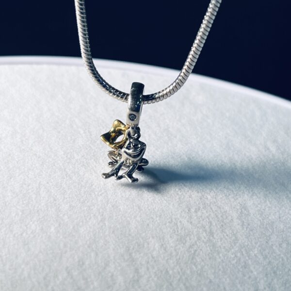Silver Frog 925 Silver Charm Bracelet