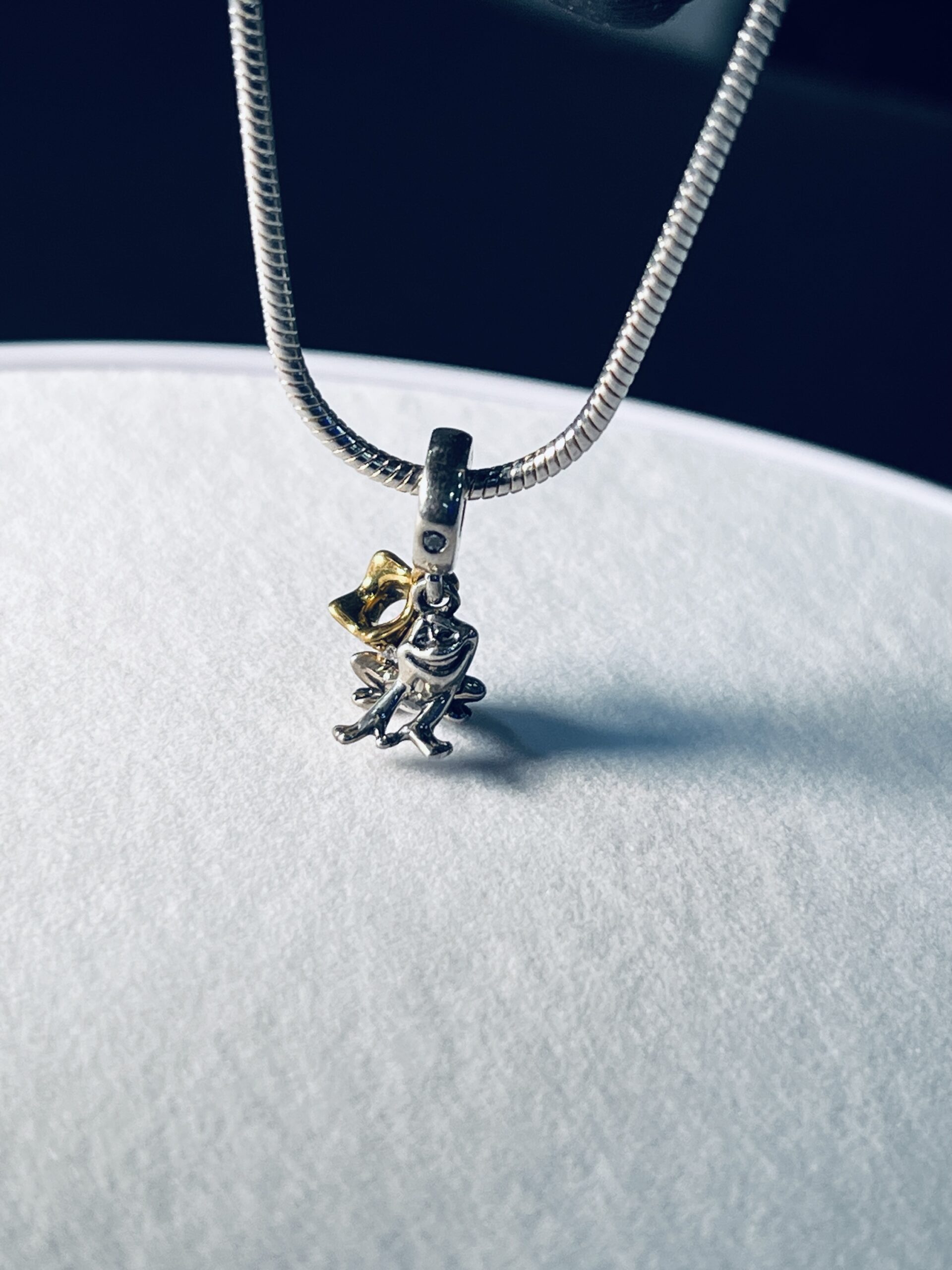 Silver Frog 925 Silver Charm Bracelet