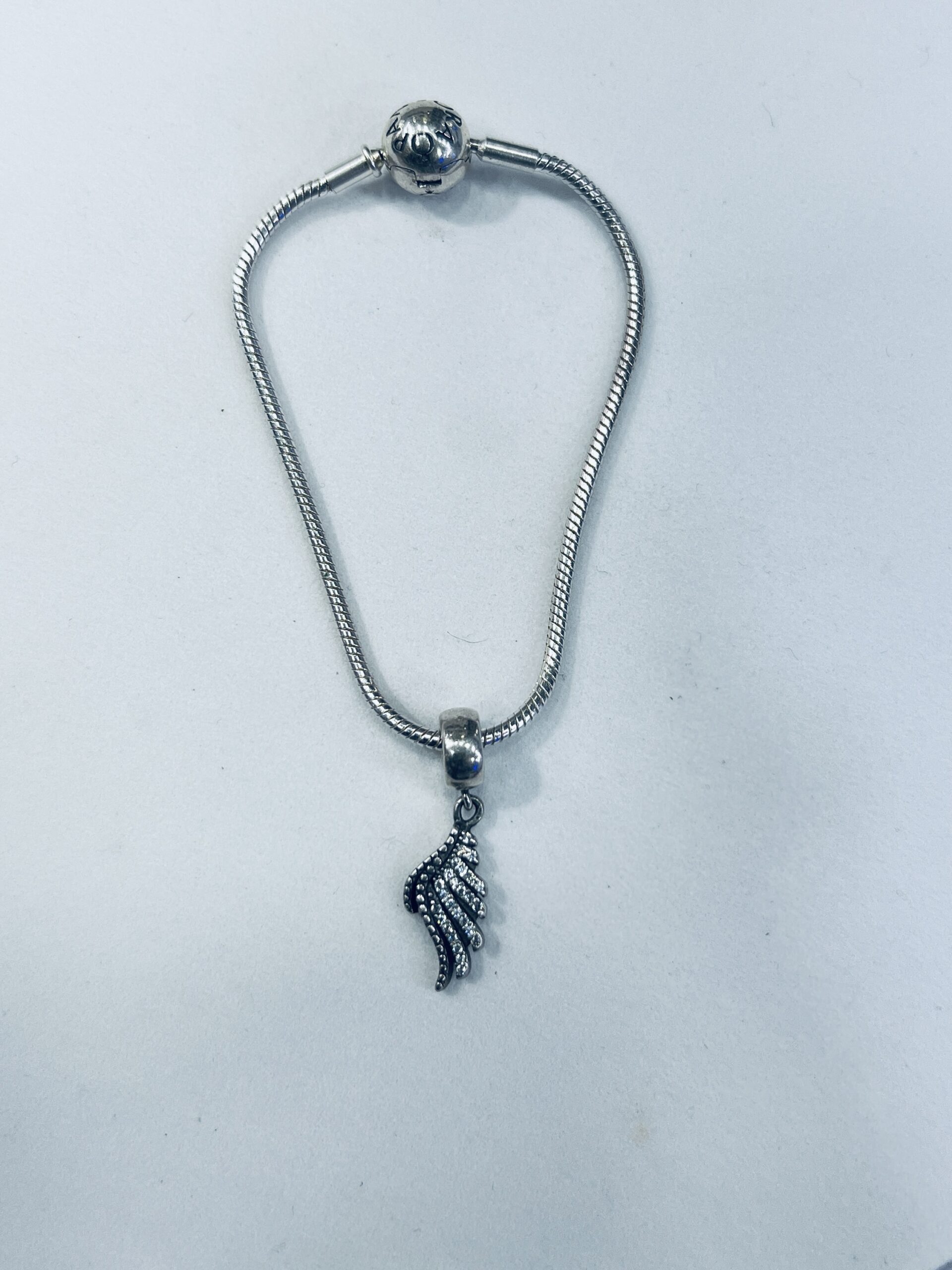 Winged Charm 925 Silver Bracelet - Image 2