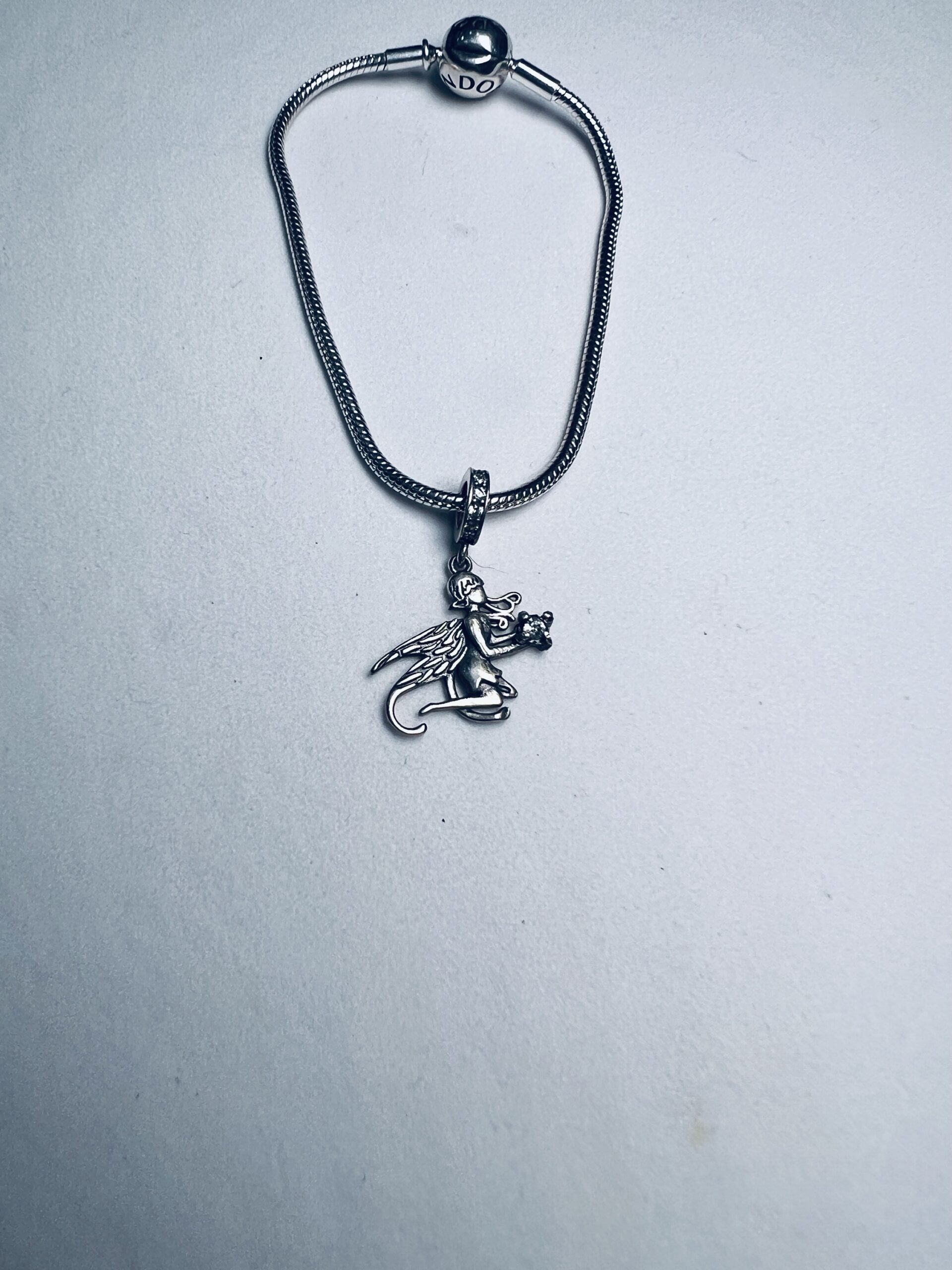 Silver Fairy 925 Silver Charm Bracelet