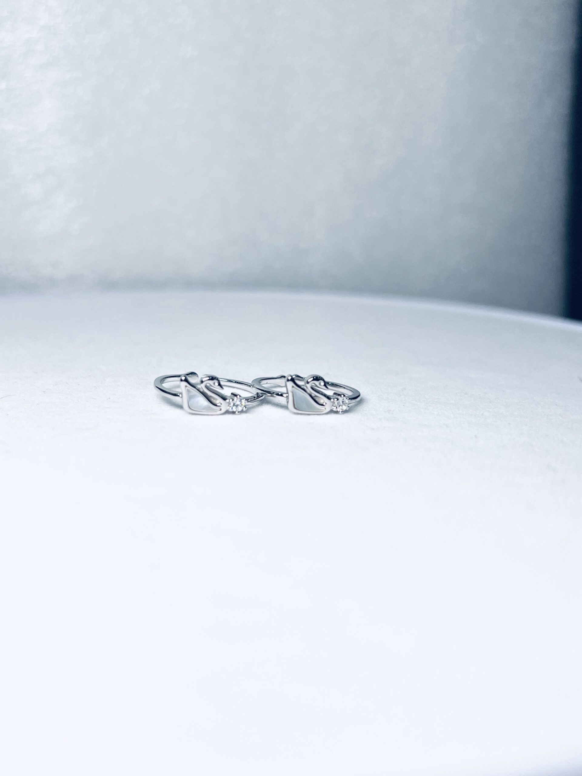 925 Toe ring with pearl inside (set of 2) - Image 3