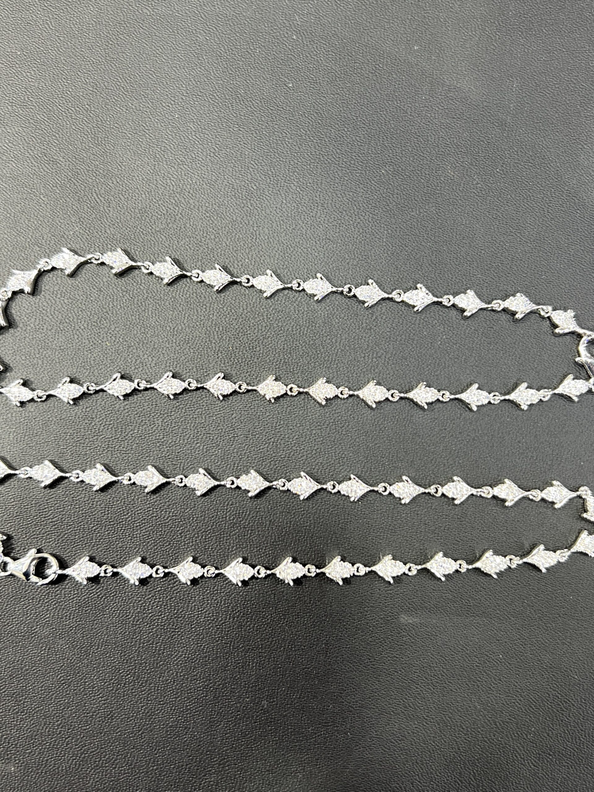 Radiant Points Sterling Silver Anklet - Image 4