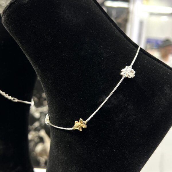 The Gilded Dragonfly 925 Silver Anklet