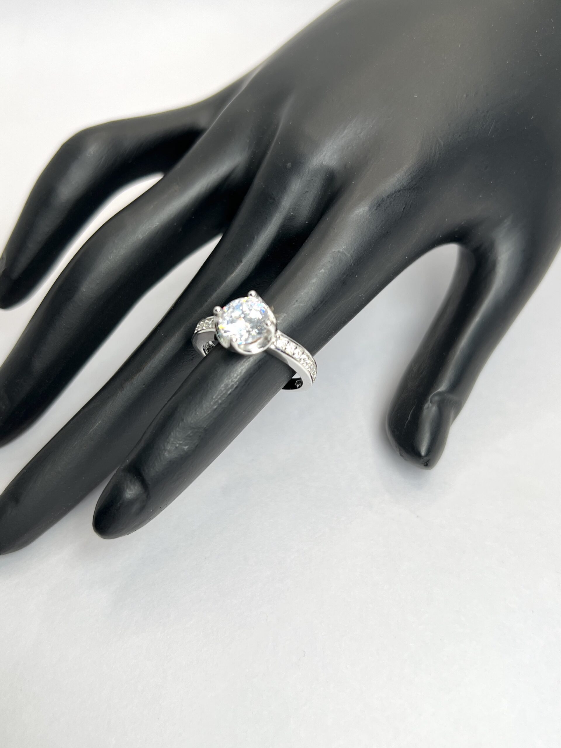Silver Engagement Ring size 6 - Image 2