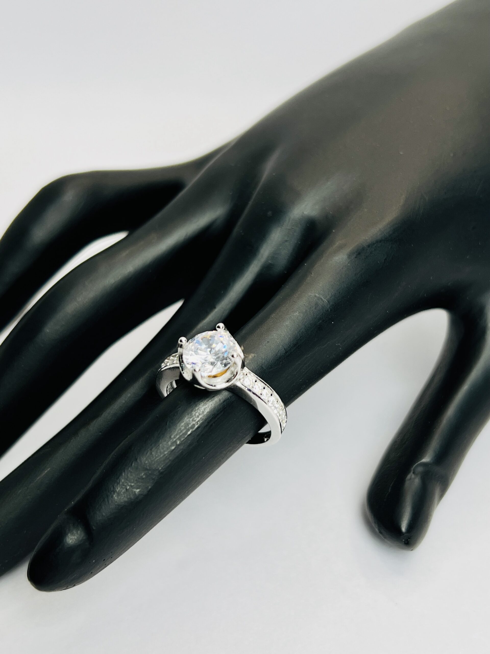 Silver Engagement Ring size 6 - Image 4