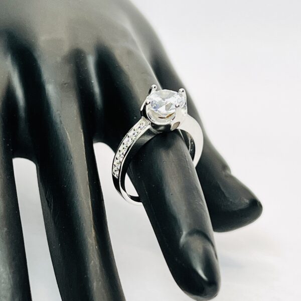 Silver Engagement Ring size 6