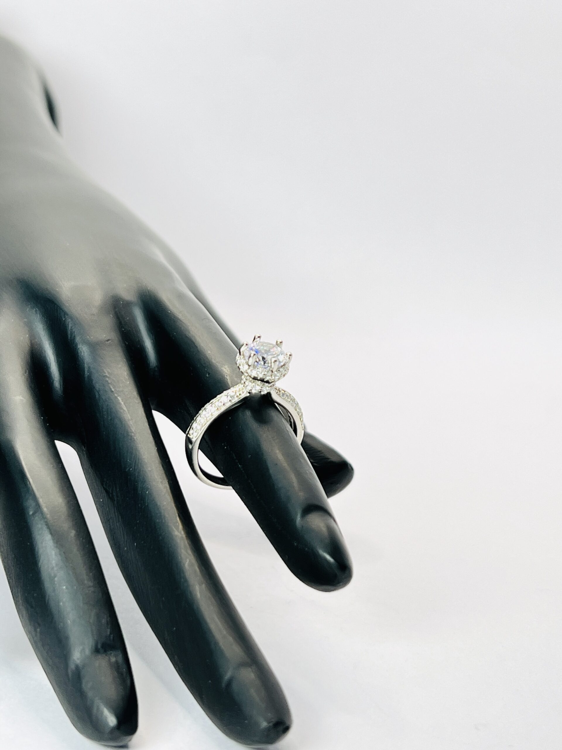 Silver Engagement Ring size 5.5 - Image 2