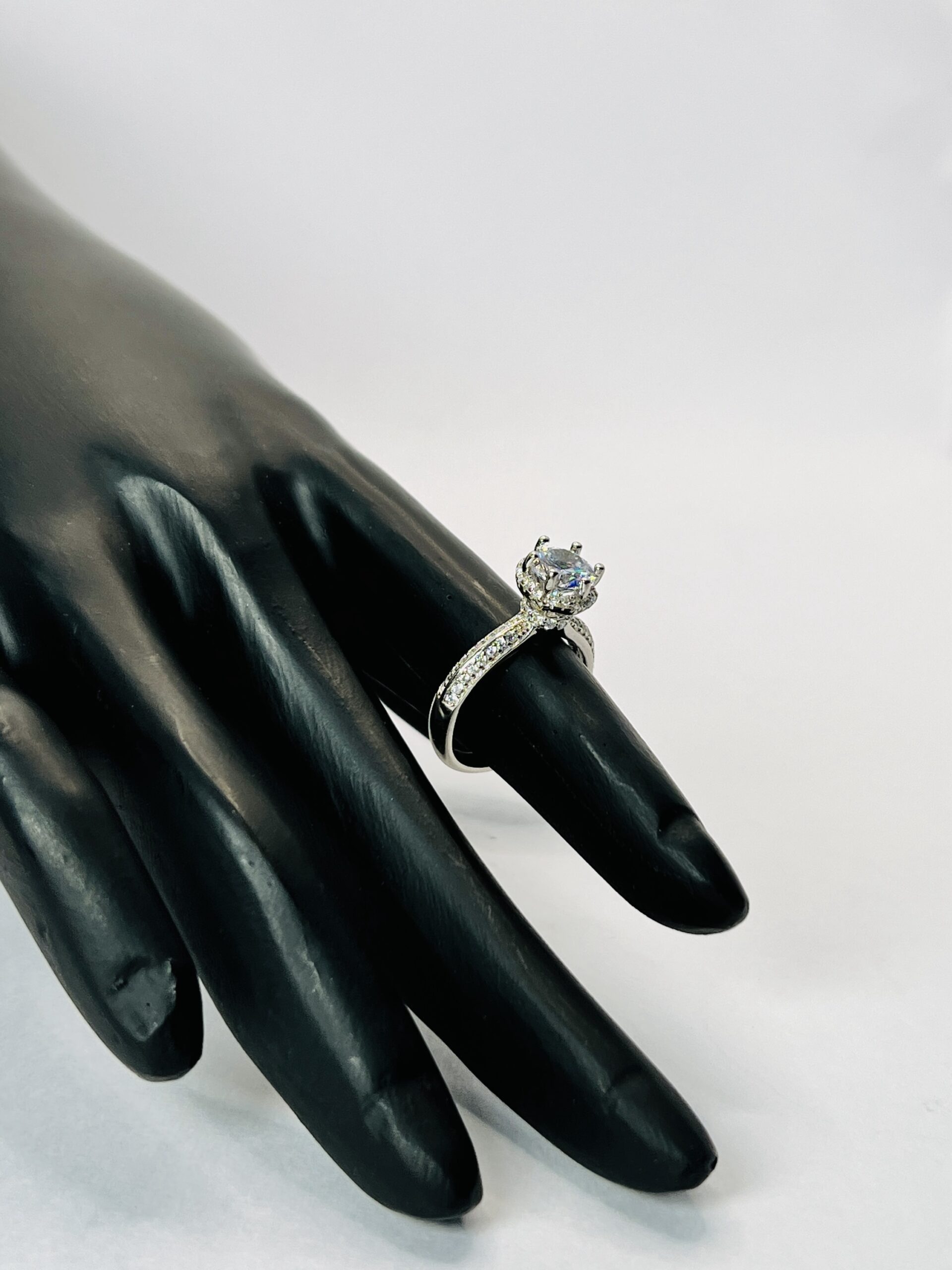 Silver Engagement Ring size 5.5 - Image 3