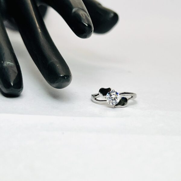 925 Sterling Silver Bypass Ring size 6