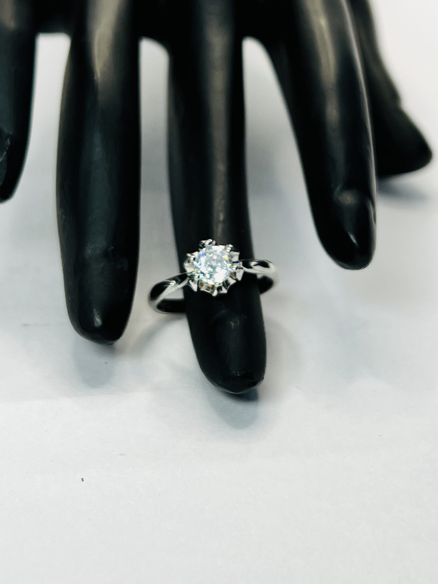 Classic 925 Sterling Silver Solitaire Women’s Ring - Image 2