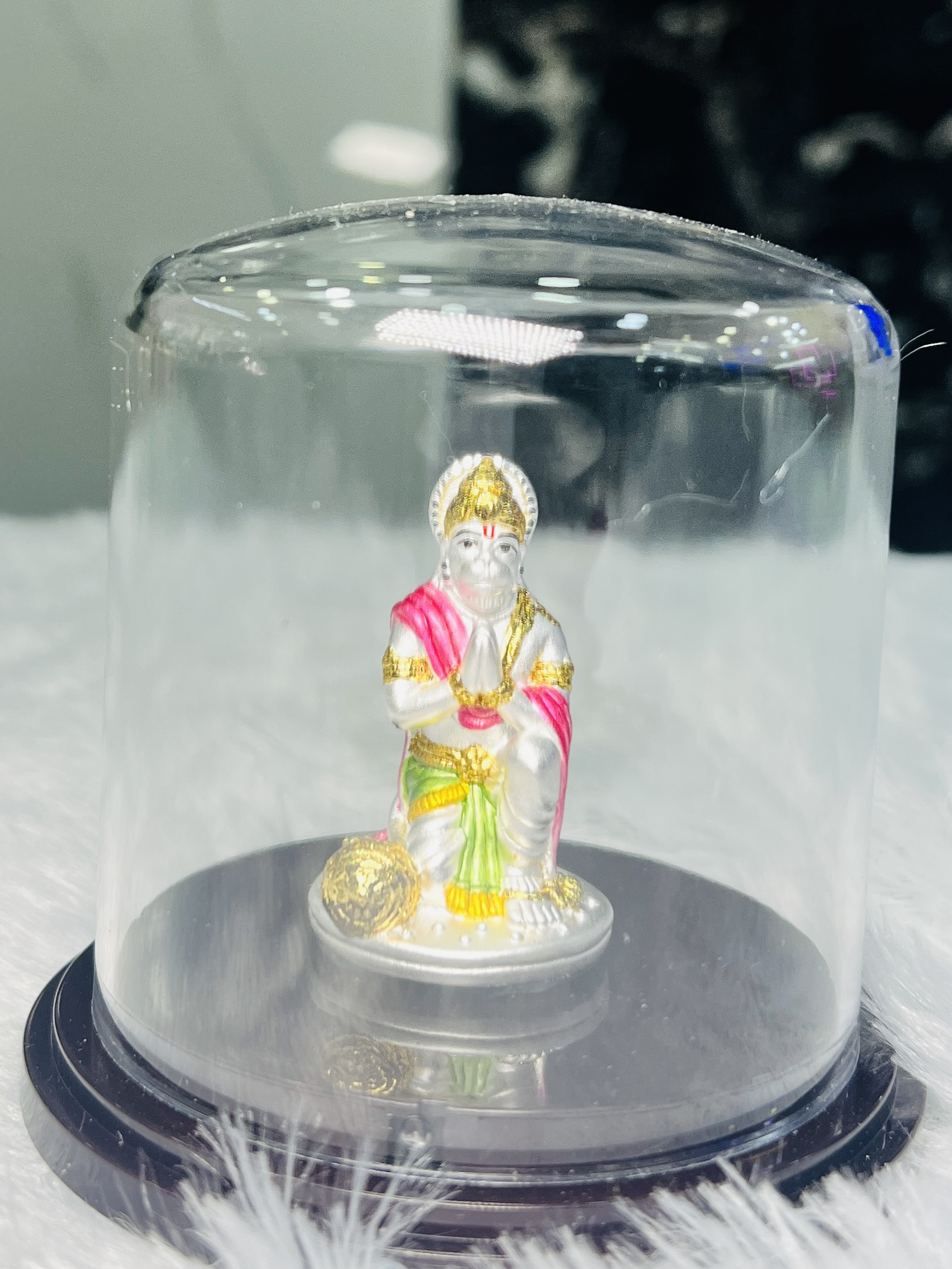 999 Pure Silver Hanuman Idol