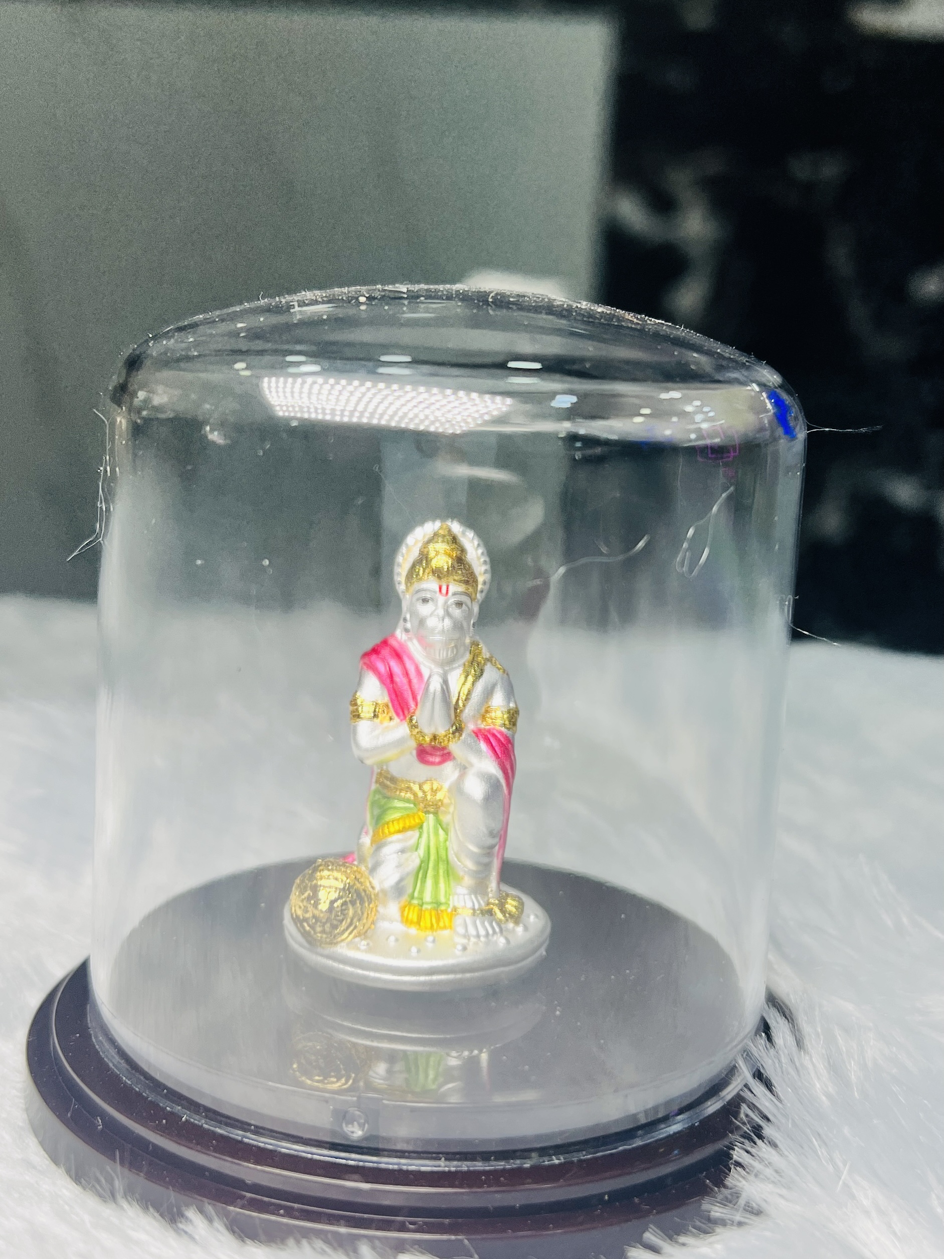 999 Pure Silver Hanuman Idol - Image 2