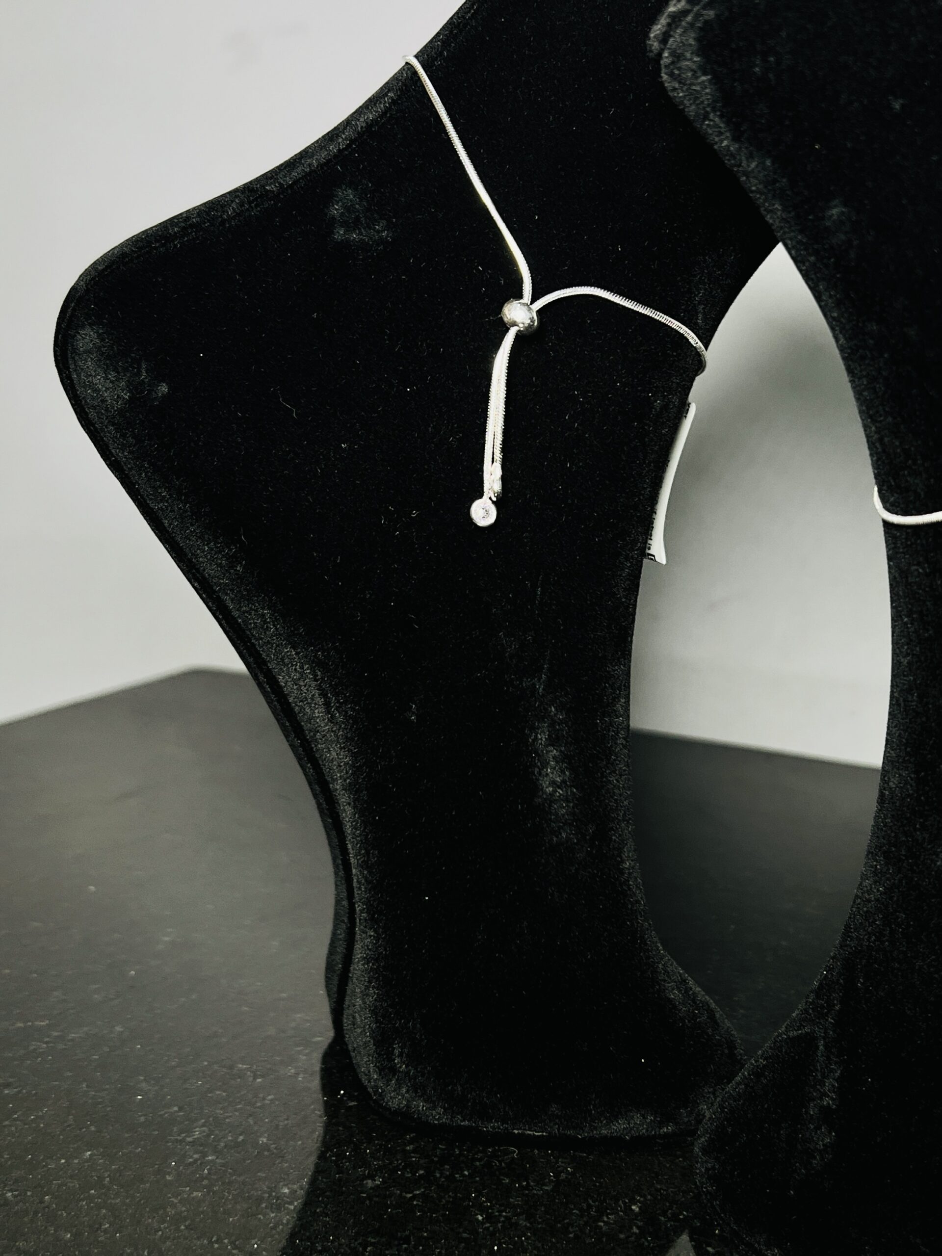 Minimalist Beaded 925 Silver Anklets - Image 2