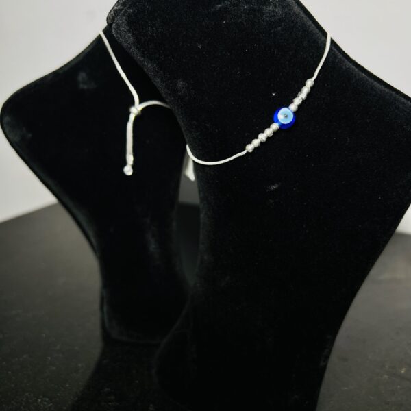 Evil Eye Tide up 925 Silver Anklet
