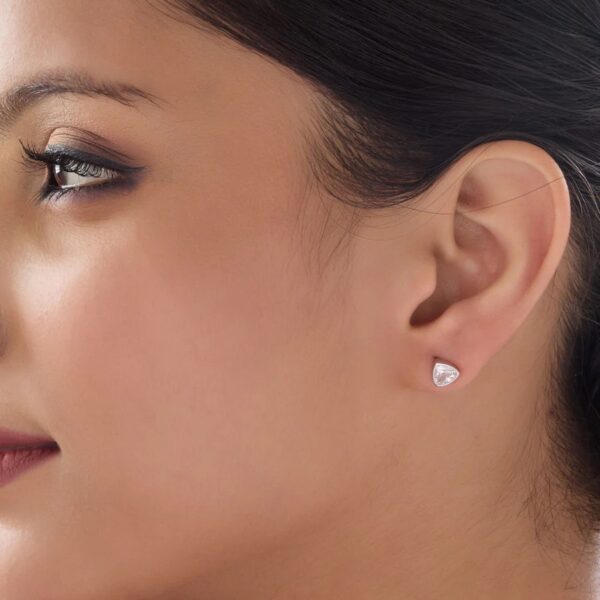T-Cut 925 Silver Stud Earrings