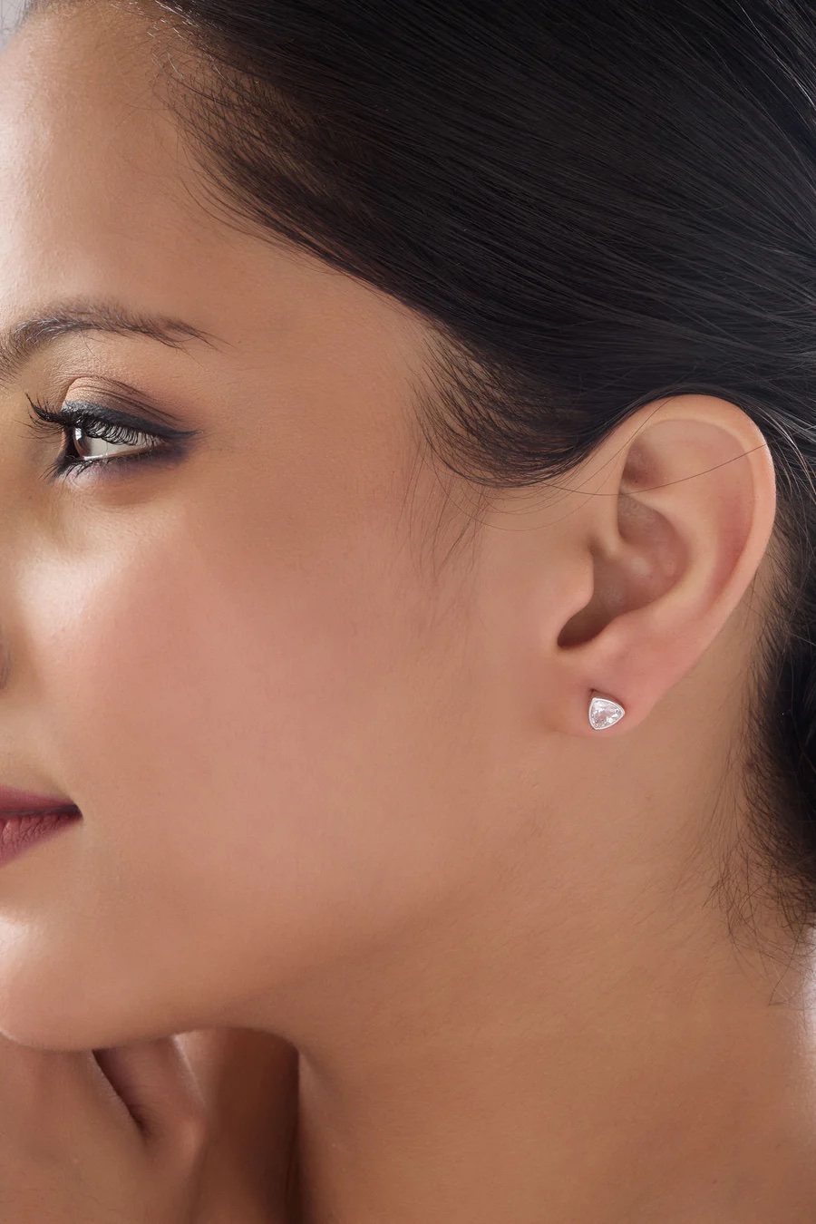 T-Cut 925 Silver Stud Earrings