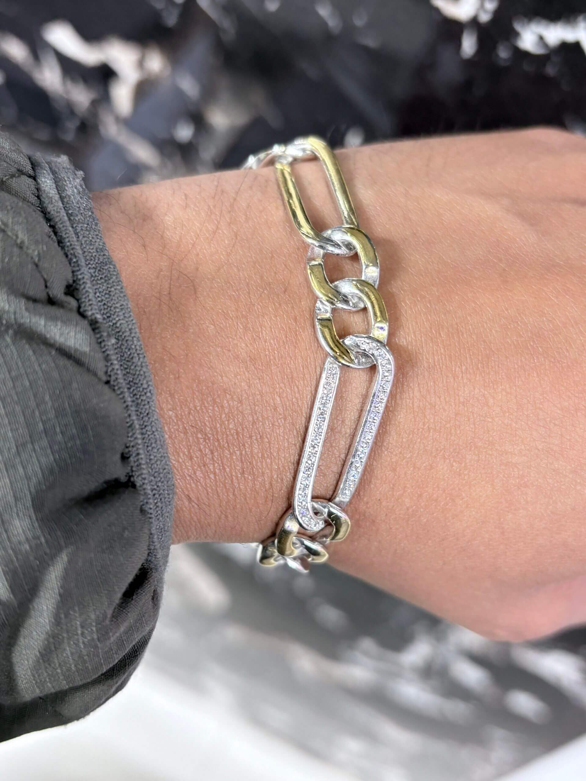 Luxury 925 Silver Bracelet for Men | Modern Sterling Silver - Image 4