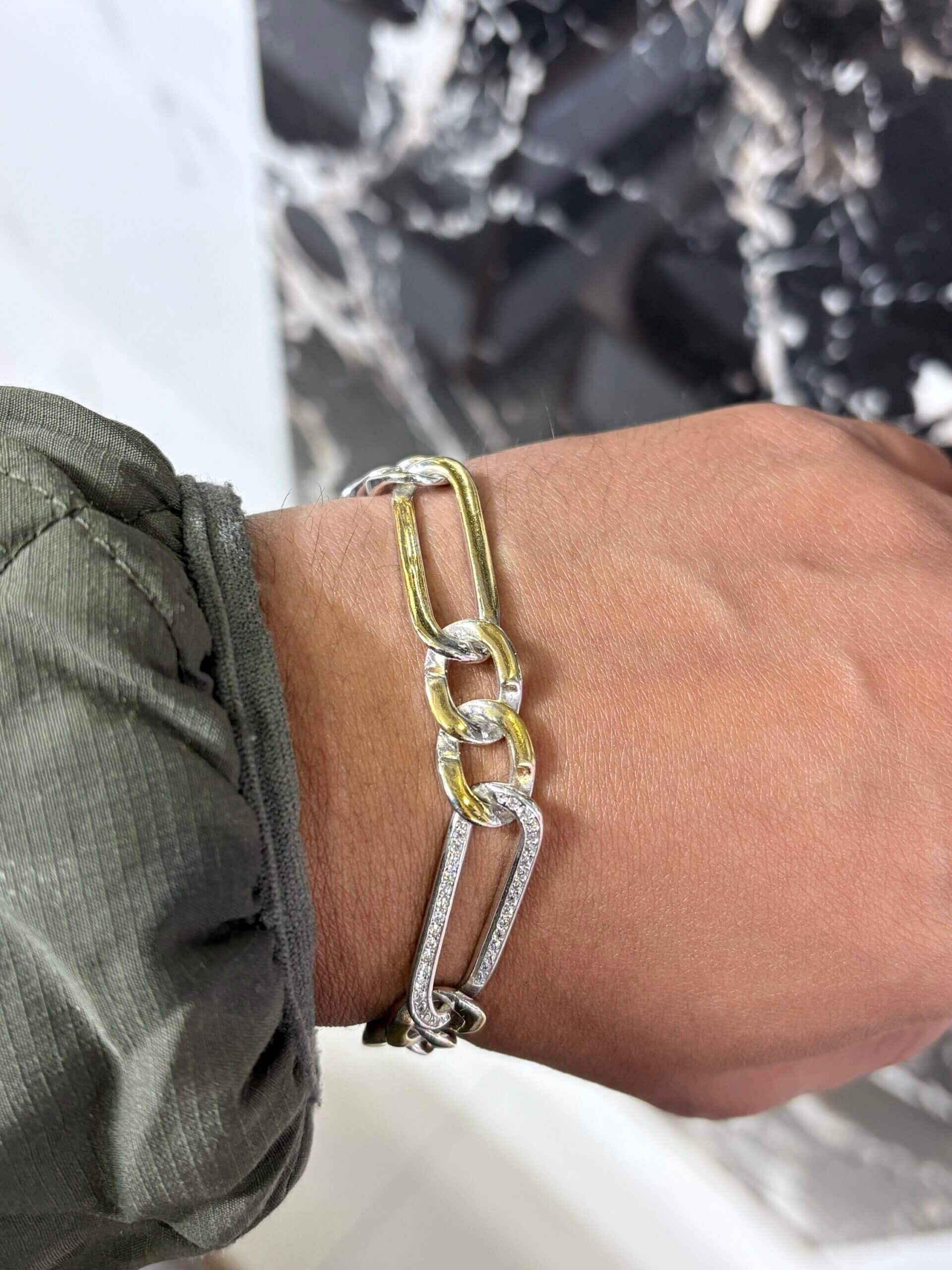 Luxury 925 Silver Bracelet for Men | Modern Sterling Silver - Image 3