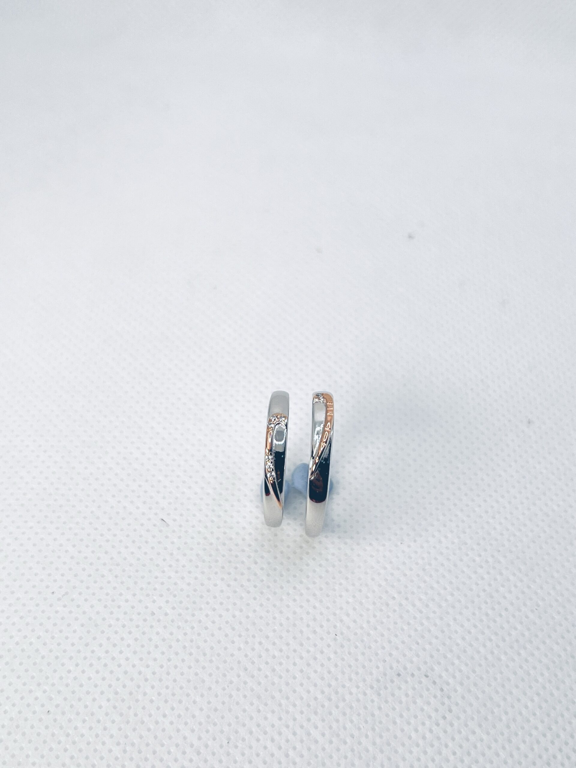 925 Sterling Silver Adjustable Couple Rings – Dual Tone Love Bands - Image 3