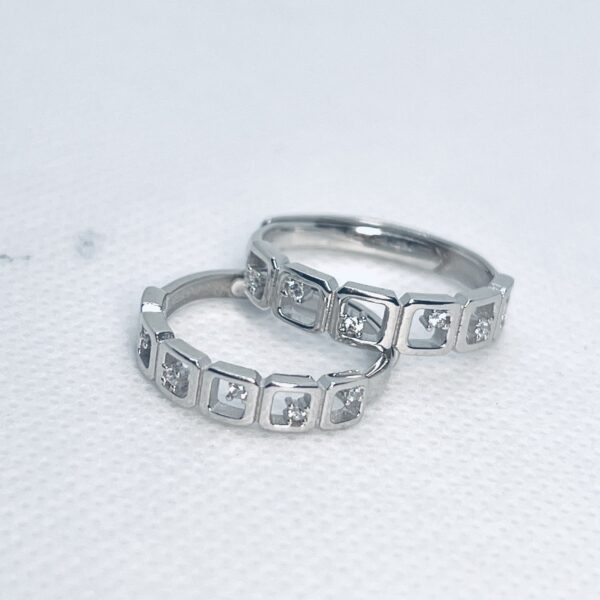 925 Sterling Silver Adjustable Couple Ring – Love Engraved Band